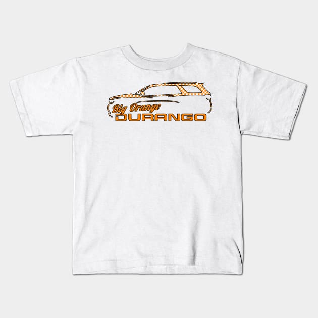 Big Orange Durango - Checkerboard Kids T-Shirt by BigOrangeShirtShop